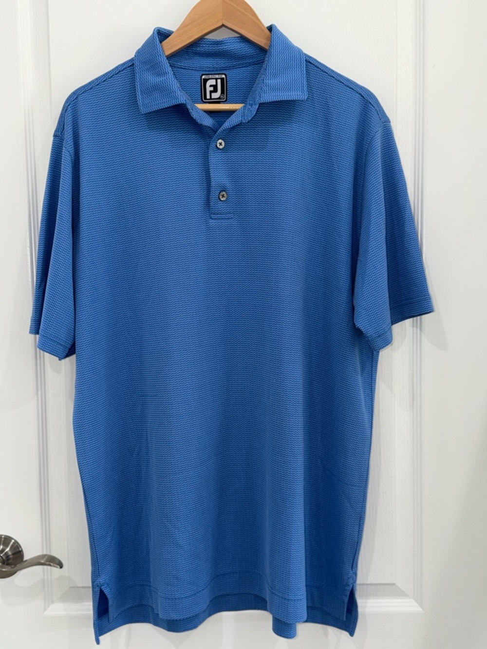 FootJoy Men’s Polo Shirt in Blue golf shirt athletic fit size XLarge